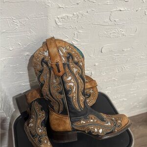 Corral Women's Heeled Boots - Brown and Black